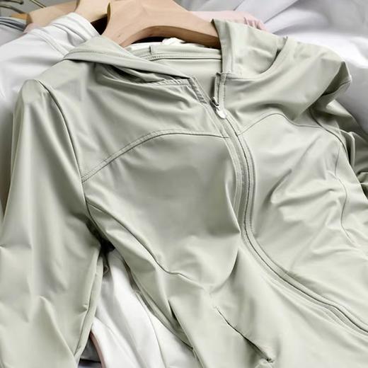 原纱锦纶防晒服女连帽夏季户外超薄透气upf50防紫外线冰感防晒服 商品图2