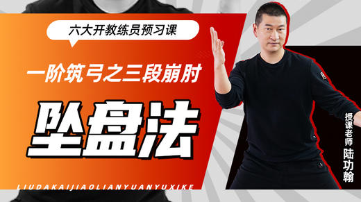 一阶筑弓之【三段崩肘——坠盘法】六大开教练员预习课 商品图0