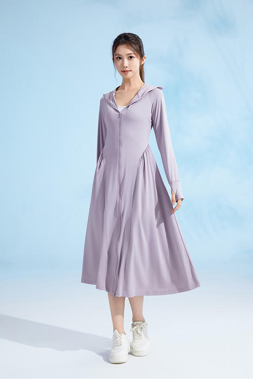 夏季新款【超长款收腰防晒衣】UPF50+ 轻薄透气全身电动车骑行外套罩衫 节假日出行好物 国庆 商品图10