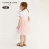 TeenieWeenie Kids小熊童装夏季女宝宝拼接网纱T恤连衣裙T0OM256448N 商品缩略图3