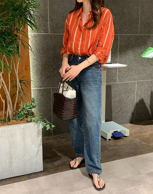 高端局春夏棉麻衬衫衬衣03111 商品图6