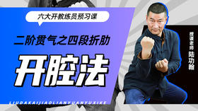 二阶贯气之【四段折肋——开腔法】六大开教练员预习课