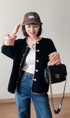 大唐芙蓉两面穿丝绒提花国风外套