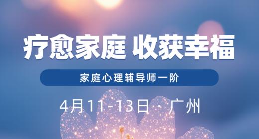 家庭心理辅导师一阶 4月11-13日@广州 商品图0