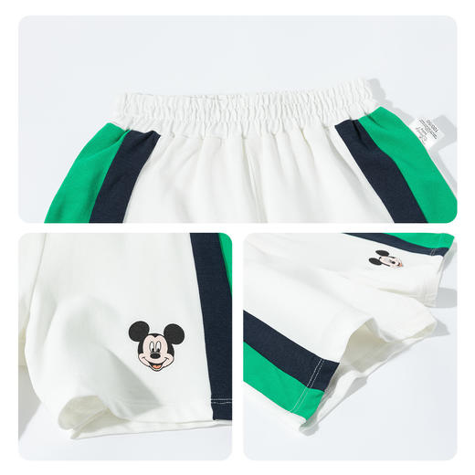 迪士尼2025夏季新款男童凉感短袖T恤透气短裤运动跑步篮球足球套装ZD2ET037 商品图6
