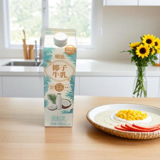 明治椰子牛乳 900mL/盒 商品图0