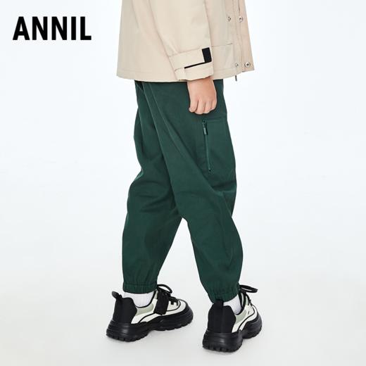【实体店同款】男童户外有型束脚工装裤单裤2023年秋季新款安奈儿童装AB336577 商品图2