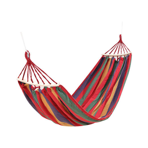 【送绑绳+收纳袋+鸭嘴扣】彩虹吊床，时空悠远，尽享舒适。彩条设计，耐磨材料，鸭嘴扣固定，多色选择，防侧翻安全保障，大人儿童皆适用。多功能实用性强，户外休闲享受！ 商品图12