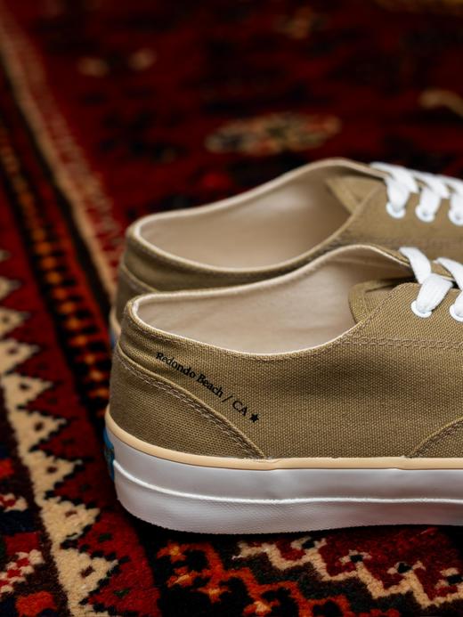 Fliks 橄榄绿帆布鞋 商品图4