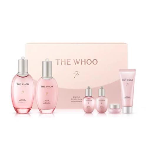 Whoo后拱辰享水沄沁透舒安系列补水滋润舒缓水乳套装 商品图0