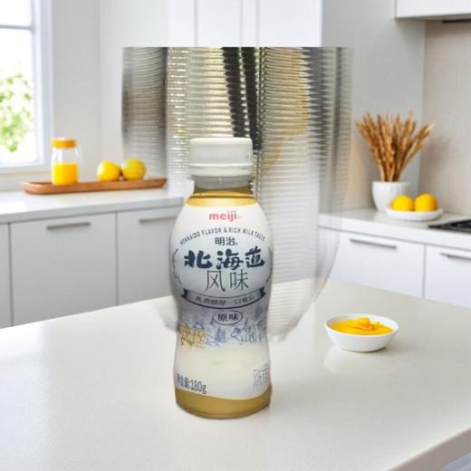 明治北海道风味风味发酵乳 原味 180g/瓶 商品图0