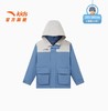 户外安踏儿童男小童丝光绒运动上衣2025春新款儿童防水连帽厚外套352519620 商品缩略图1