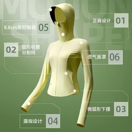 2025原纱锦纶蕉下防晒衣女夏季户外upf50连帽轻薄冰感防晒服外套 商品图2