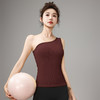 梵蒂欧（FADDOS）20205新款单肩长款瑜伽背心（固定杯）F2023769 商品缩略图5