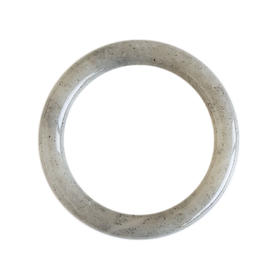 【天然正品】天然细腻无裂纹61.5号青花点墨圆条和田玉手镯61.5号（皆取最大值）女士现售价：1180特价！170325NJM13