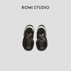 ROMI STUDIO“法式复古" 休闲镂空编织交叉包头夹趾平底凉鞋 S8004 商品缩略图0
