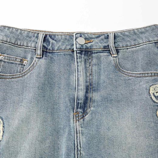 IEF/爱依服2025夏季 美式甜酷个性辣妹气质设计感百搭牛仔短裤N41977- 商品图2