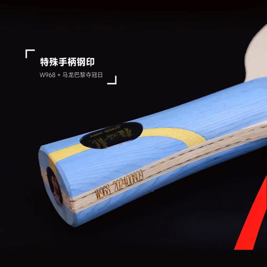 DHS红双喜乒乓球拍底板马龙六金王W968S狂飙龙5纪念限量款珍藏底板 6金王 商品图2