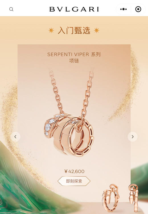 年后发！2025蛇年戴灵蛇❗️刘亦菲、赵露思明星同款【宝格丽同款灵蛇系列首饰合集】项链/耳钉/戒指都有🔥寓意从年头“赚”到“尾”👍满钻/半钻/头尾钻，细节精致 ✅手镶一级钻， 贵气十足！ 商品图5