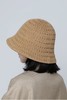 Say Something 双面用百搭卡其色编织渔夫帽 21259 商品缩略图4