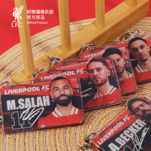 【官方正版】利物浦俱乐部 | 球员亚克力钥匙扣足球挂坠球迷索博范戴克 商品图4