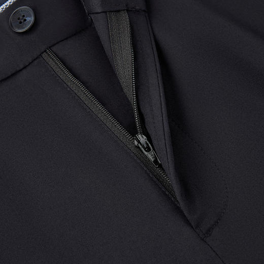 【犀牛褶/含桑蚕丝/竹纤维】柒牌休闲裤男2025新款舒适百搭直筒裤128H71560 商品图2