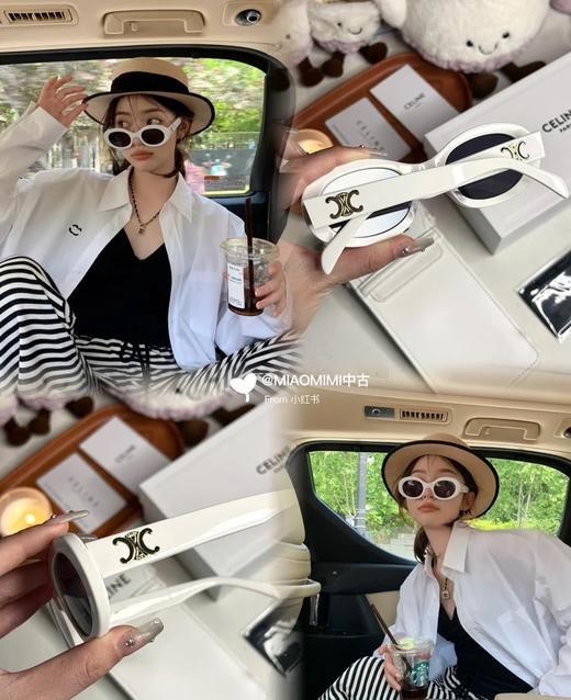 原单正品 CELINE 赛琳 TRIOMPHE 凯旋门女款墨镜

原价1999。全出口订单，外贸大货所以没有包装。 商品图12