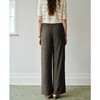OLrain欧芮儿2025春季新款茶色宽松慵懒直筒裤松紧腰显瘦休闲裤女 商品缩略图3