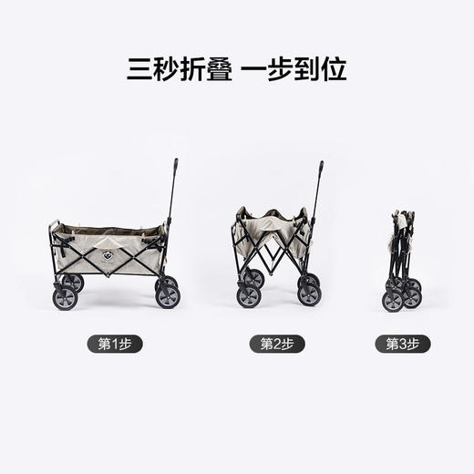 【自营】Maki zaza户外便携折叠式营地拉车（5寸）MKZ-020 商品图3