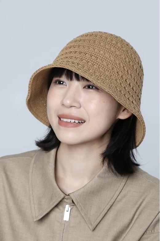 Say Something 双面用百搭卡其色编织渔夫帽 21259 商品图2