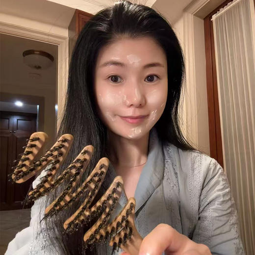 【蓬蓬梳 直卷款/折叠款】帮你把毛躁如稻草的头发，收拾的服服帖帖 减少拉扯性掉发 湖州仓 商品图1