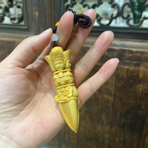 金刚杵°黄杨木把件/挂件 商品图0