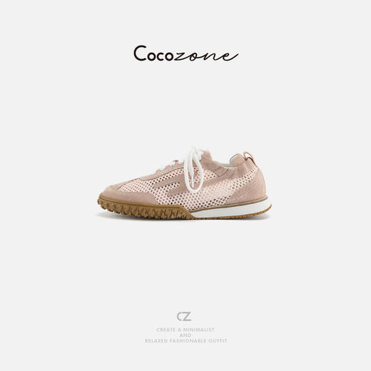COCO ZONE 刘一一2025新款芭蕾运动休闲复古德训鞋CD2A0663 商品图0