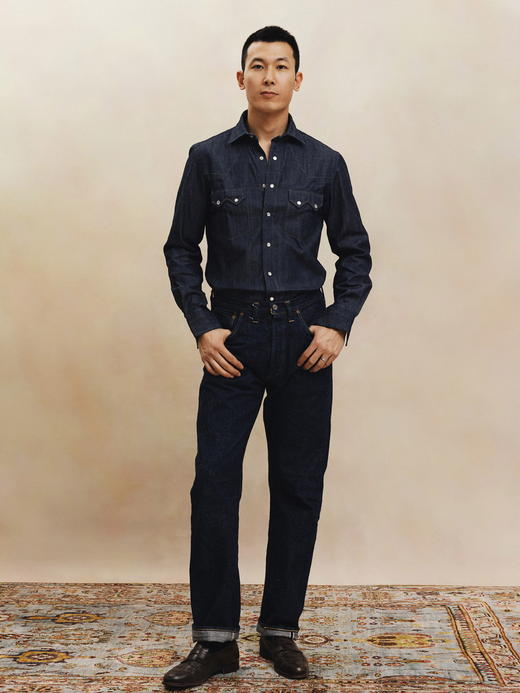 100Hands Western Shirt 原牛丹宁衬衫 商品图1