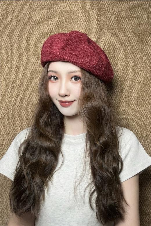 Say Something 复古文艺小香风时尚洋气贝雷帽 21371 商品图0