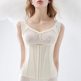 CB | 精棉精塑白色腰背夹