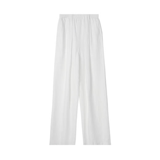 C+IMPRESS/西嘉天丝亚麻混纺 梨型救星 慵懒ROW风垂感阔腿裤女夏KZ2502009 商品图4