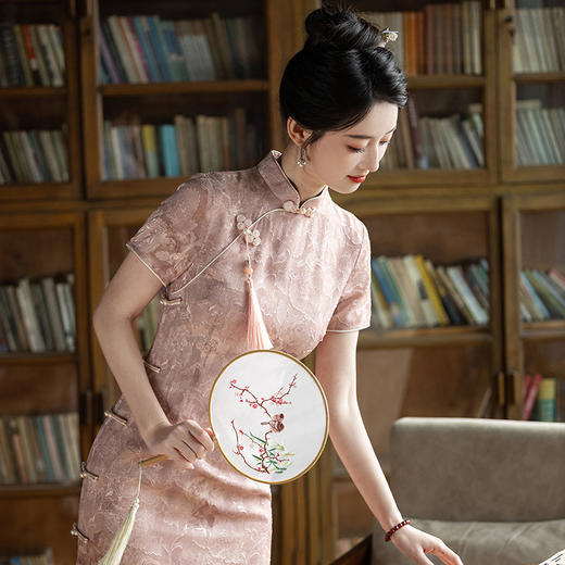 改良复古民国风，新中式气质高端年轻款旗袍MLS7191 商品图1