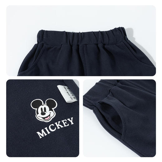 迪士尼25夏新款米奇凉感男童短袖短裤套装冰感透气T恤运动跑步两件套ZD2ET033 商品图7