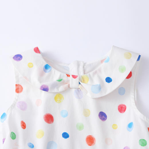 【实体店同款】女童无袖梭织连衣裙夏季新款安奈儿童装XG523683 商品图4