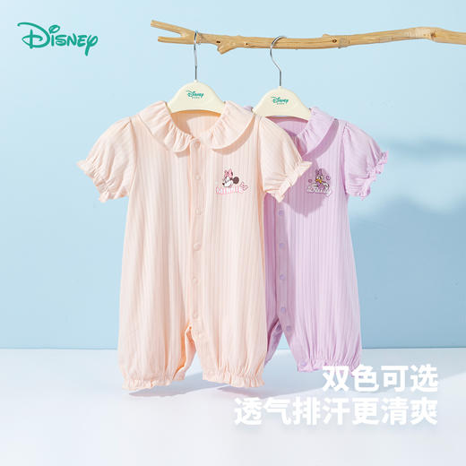 迪士尼夏季女童短袖前开连体衣ZD2EL001 商品图1
