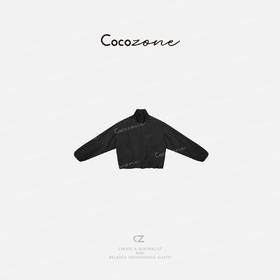 COCO ZONE 刘一一 【拉链立领】运动风純色出勤長袖外套 CD1A0583