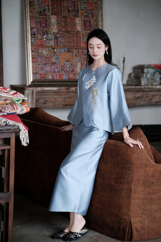 廷前观棠 | 清欢半裙 商品图3