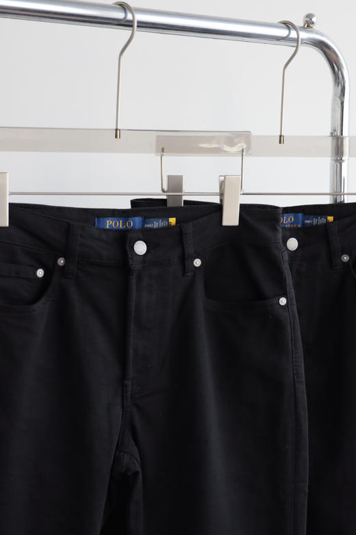 R.L 25春夏款 小直筒黑色弹力牛仔长裤 NZK237 商品图4