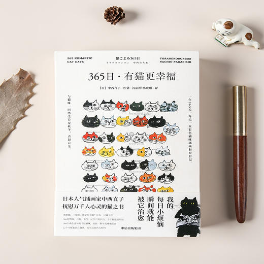 《365日·有猫更幸福》《365日·猫友记》《365日·一人一猫一世界》（日） 中西直子 绘著 商品图2