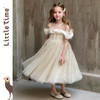 Little time女童公主裙2025夏季小女孩泡泡袖洋气连衣裙生日礼服 商品缩略图2