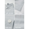 棉仓363804002-微宽松“空气刘海”涤棉肌理翻领短袖衬衫 商品缩略图4
