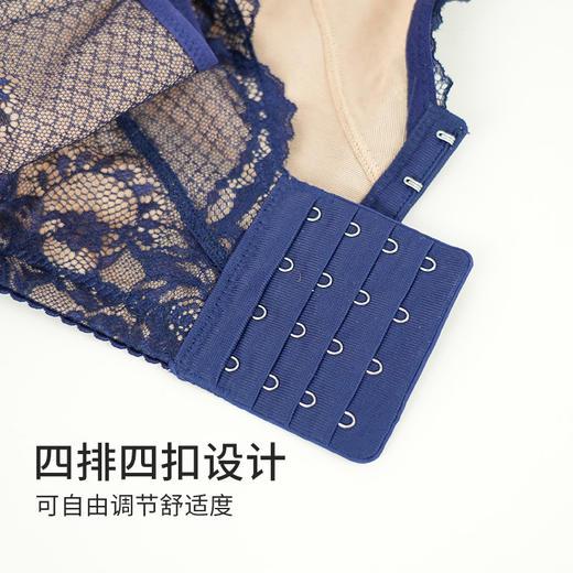 【秒杀品不退不换】皇家丽美小胸显大调整型内衣无钢圈加宽侧比收副乳文胸WWJQ006-3 商品图4