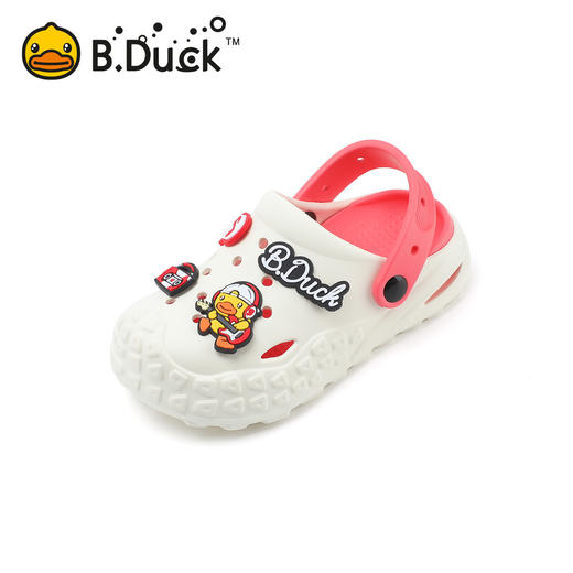 bduck小黄鸭家居鞋夏季儿童凉拖鞋洞洞鞋30-40 B1515952 商品图4