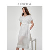 C+IMPRESS/西嘉苎麻蝉翼纱 法式赫本风连衣裙女高级感浪漫度假裙LYQ2502035 商品缩略图0